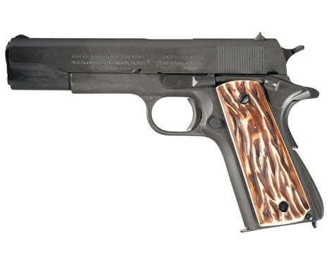 World War Ii Us Colt Model 1911a1 Semi Automatic Pistol With Six