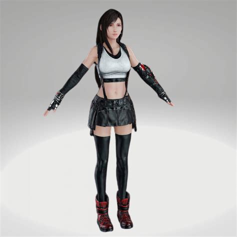 Final Fantasy Ff7r Tifa Lockhart 3d Model By Breakaway