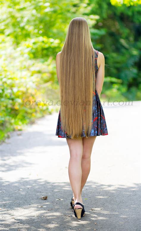 Very Long Hair By Orava On Deviantart Very Long Hair Long Silky Hair