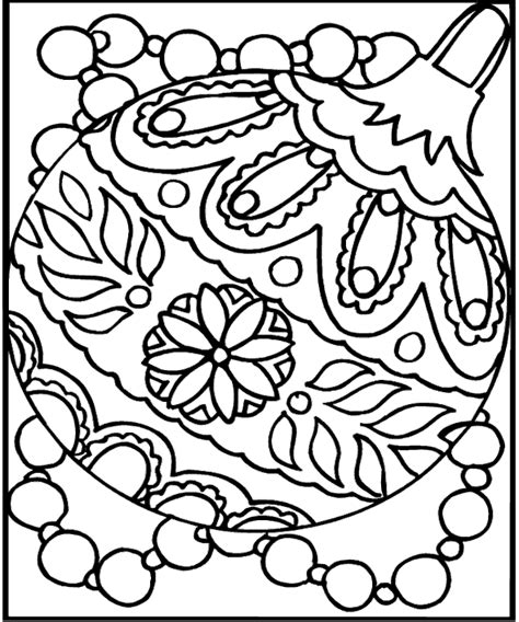 Christmas Ornaments Coloring Pages Christmas Ornament Coloring Sheets
