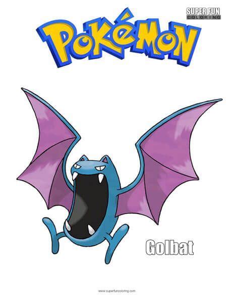 Golbat Pokemon Coloring Page Pokemon Coloring Pages Cool Coloring