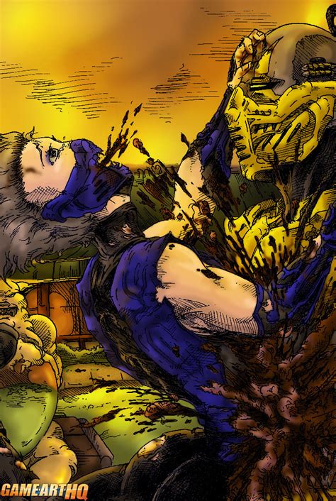 Mk Art Tribute Cyrax From Mortal Kombat Deadly Alliance