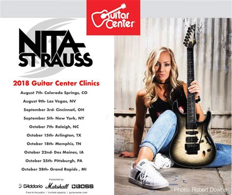 Guitar Center Clinics Added To 2018 Tour Nita Strauss Shop