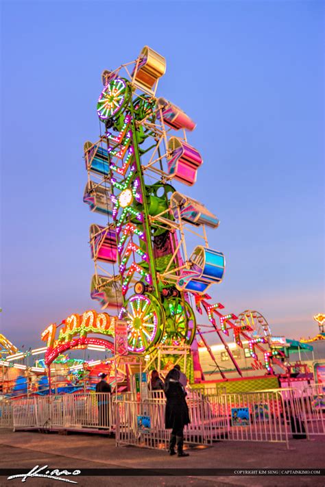 South Florida Fair Popular Fair Ride Royal Stock Photo