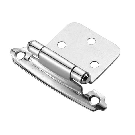 Style Selections 2 Pack Chrome Plated Self Closing Flush Cabinet Hinge