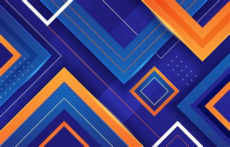 Abstract Blue And Orange Geometric Background 11849612 Vector Art At Vecteezy