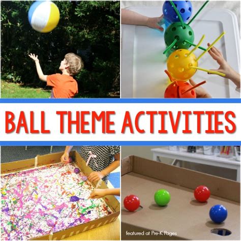 Activities With Balls For Preschoolers Pre K Pages
