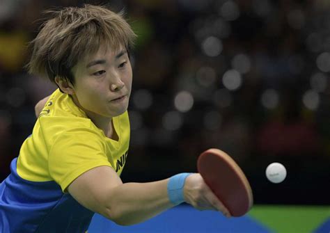 Singapore's table tennis player feng tianwei plays spain's maria xiao at tokyo olympics on jul 26, 2021. Table tennis: Feng Tianwei cut from national squad in ...