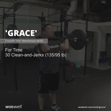 Grace Workout Crossfit Girl Benchmark Wod Wodwell Crossfit