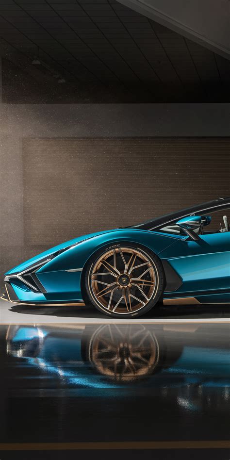 1080x2160 Lamborghini Sian Roadster 2020 Side View 8k One Plus 5thonor
