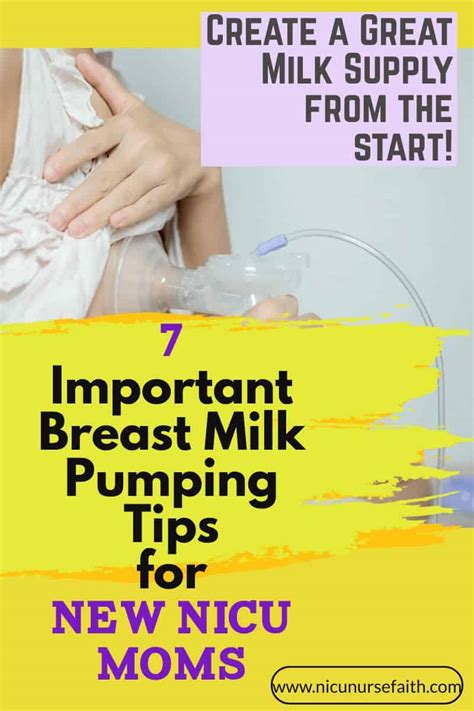 7 Amazing Breast Milk Pumping Tips For New Nicu Moms Nicunursefaith