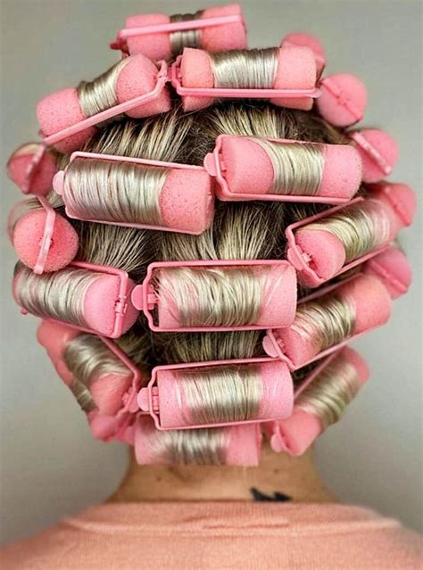 pin by dusty graham on hair foam rollers hair hair rollers foam curlers