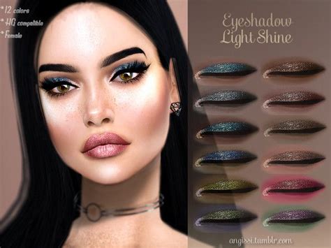 Eyeshadow Light Shine The Sims 4 Download Simsdomination Sims 4