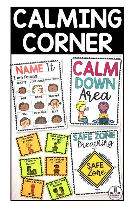 Calm Down Corner And Area Calm Down Tool Kit Calming Strategies