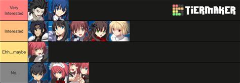 Melty Blood Type Lumina All Confirmed Characters Tier List Community