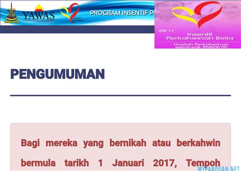 Currently, bsn is offering more than 3,000 prizes a month to ssp. Permohonan Insentif Perkahwinan Belia Selangor 2020 Online ...