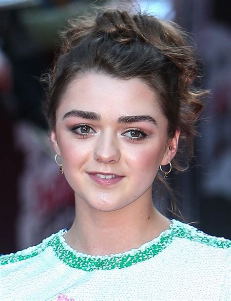 Maisie Williams Quirky In Red Strappy Jimmy Choo Heels