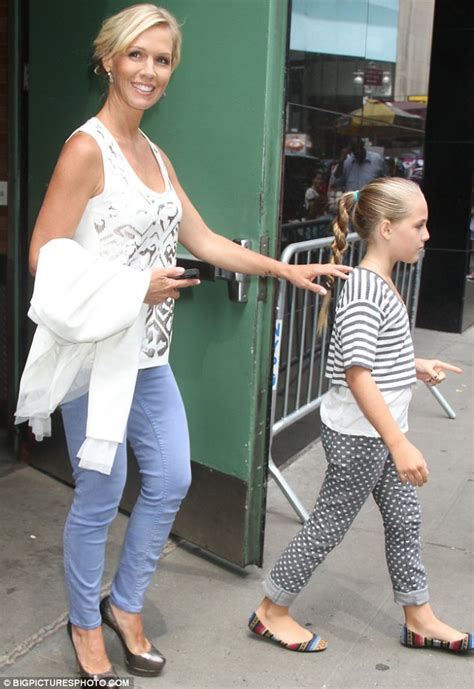 Jennie Garth Is Joined By Lookalike Daughter Lola As She Arrives At