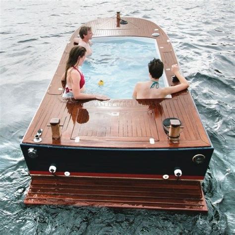 Hot Tub Boat In Seattle Washington A Four Seater Restaurant Also Would B Good Hot Tub