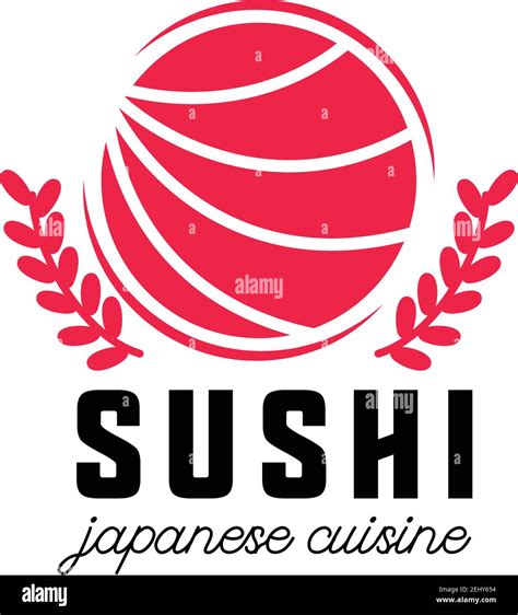Japanese Logo For Japanese Restaurant Vector Illustration Stock Vector