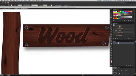 Create Realistic Wood Textures Adobe Illustrator Tutorial Youtube