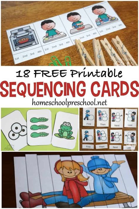 Sequencing Pictures For Kids Free Printables