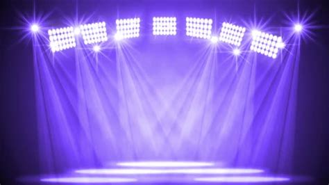 Purple Stage Lights Motion Graphics Videohive