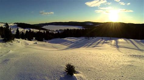 Beautiful Norwegian Winter Scenery Captured With Drone