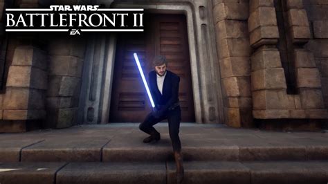 Star Wars Battlefront 2 Luke Crait Skin Gameplay Mods The Last