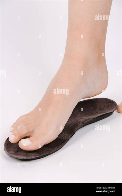 Medical Insoles Isolated Orthopedic Insoles On A White Background