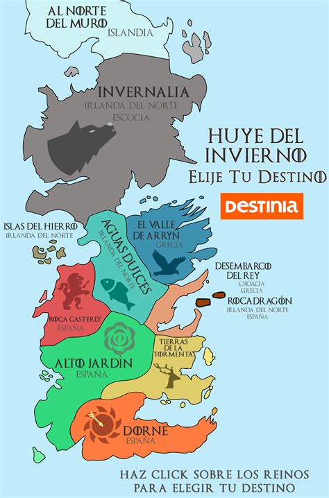 Juego de tronos es una serie de televisión de drama y fantasía creada para la hbo por david benioff y d. Casas Juego De Tronos Mapa