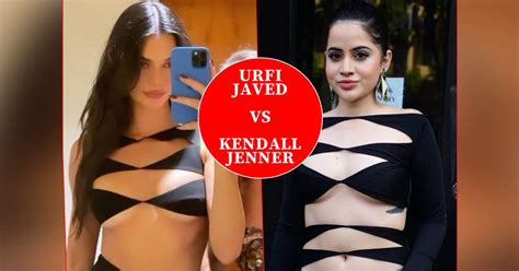 Urfi Javed Vs Kendall Jenner Fashion Face Off The Cut Out Display That