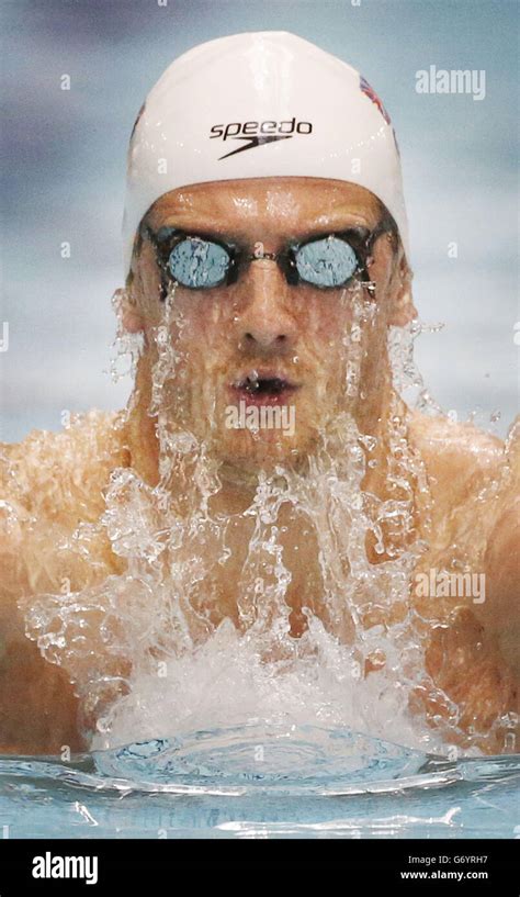 Michael Jamieson Competes In The Mens Open 200m Breaststroke Heat 5