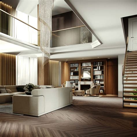 Two Level Apartment On The 21 22 Floors Residential Complex