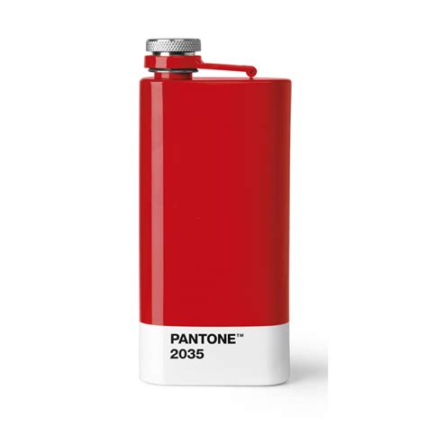 Pantone Hip Flask Red 2035 Copenhagen Design