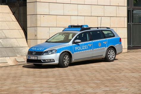 Volkswagen Passat German Police Car Editorial Stock Photo Image Of