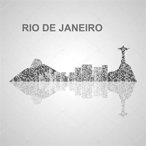 Rio De Janeiro Skyline For Your Design ⬇ Vector Image By © Endpz