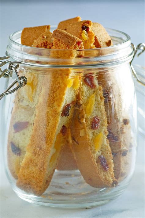 Cantuccini (or biscotti as they are known outside of italy) are double baked italian cookies that are best they are crunchy, studded with nuts (i went for almonds and cranberries) and totally moreish. Cranberry Apricot Biscotti : Holiday Biscotti - Recipe ...