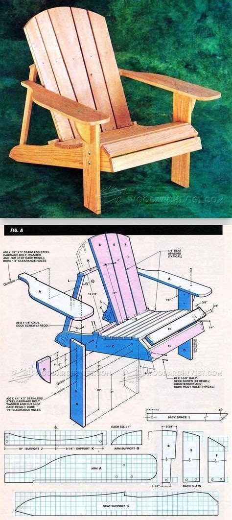 8 Popular Printable Adirondack Rocking Chair Plans Any Wood Plan