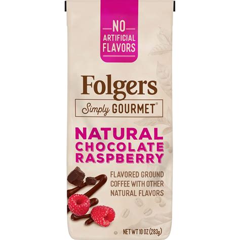 Folgers Simply Gourmet Natural Chocolate Raspberry Flavored Ground