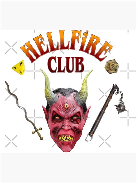 Hellfire Club Poster For Sale By Mangacortatees Redbubble