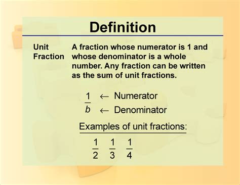 Fractions Review Level 2 Vocabulary Media4math