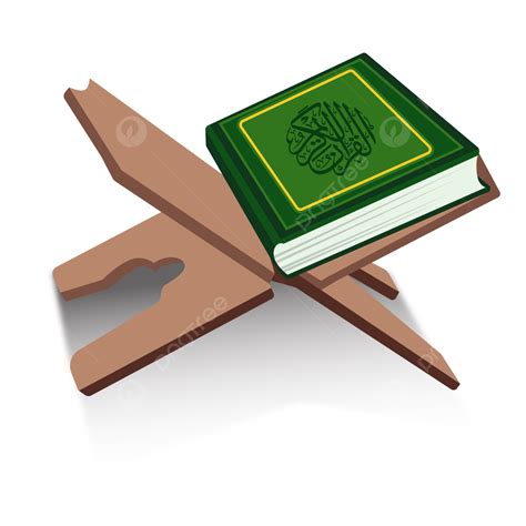 Kartun Datar Quran Suci Vektor Quran Kartun Datar Al Quran Png Dan