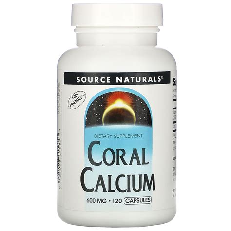 Source Naturals Coral Calcium 600 Mg 120 Capsules Iherb