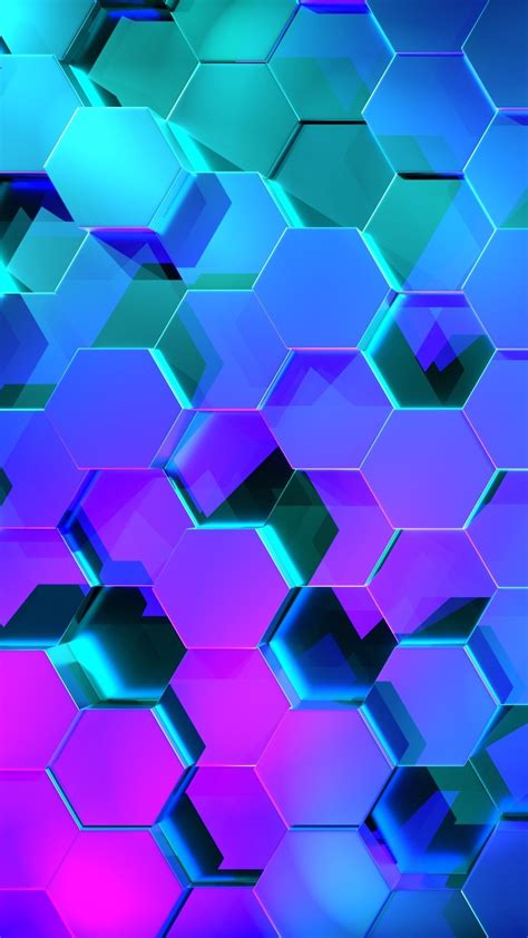 Purple Hexagon Wallpapers Top Free Purple Hexagon Backgrounds