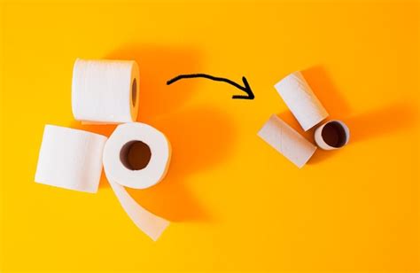 Premium Photo Toilet Paper Deficit During Quarantine Excess