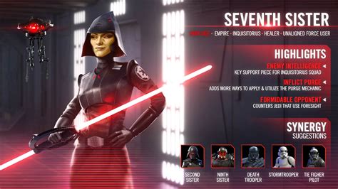 Developer Insights Seventh Sister — Star Wars Galaxy Of Heroes Forums