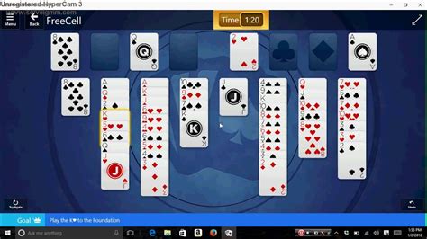 Microsoft Solitaire Daily Challenge Free Cell 1216 Youtube
