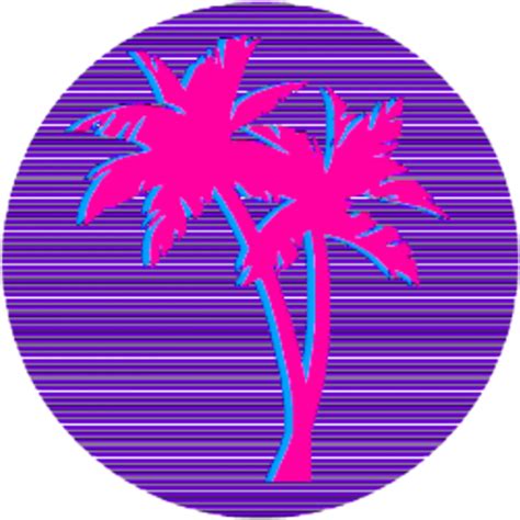 1024 X 1024 1 Palm Tree Vaporwave Png Clipart Full Size Clipart