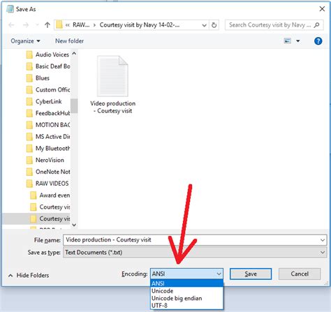 Change The Default Encoding For Saving Ms Notepad Files